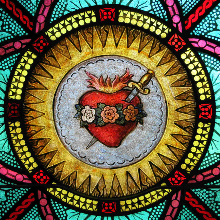 Window detail, All Saints Catholic Church, St Peters, Missouri